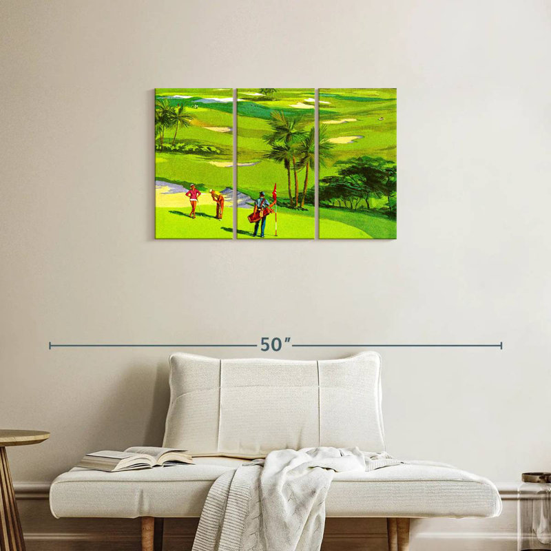Senne Golf Course, 20" H x 33" W