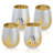 Mercer41 Analise Christmas Stemless Drinking Wine Glasses