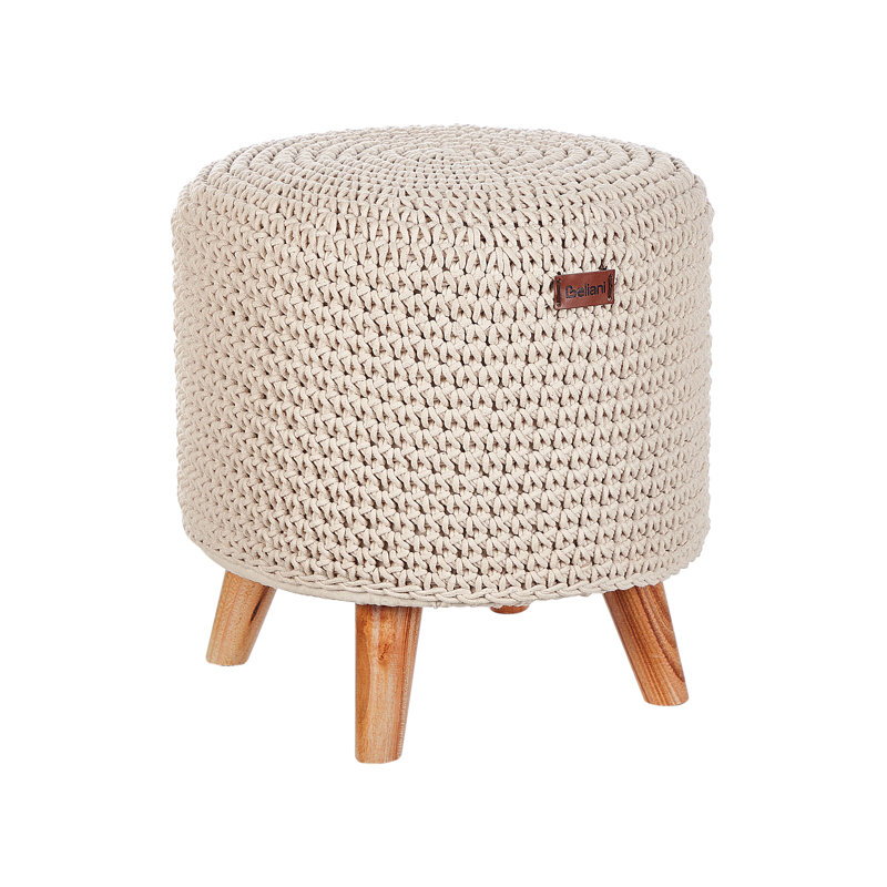 Chiriga 40cm Wide Round Footstool Ottoman