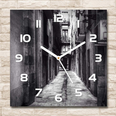 Glass Wall Clock