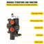 Valve de commande directionnelle hydraulique, 1 valve de tiroir hydraulique, 21 gal / min