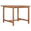 Lorden Octagonal Teak Solid Wood Outdoor Dining Table - 110 cm W 110 cm D