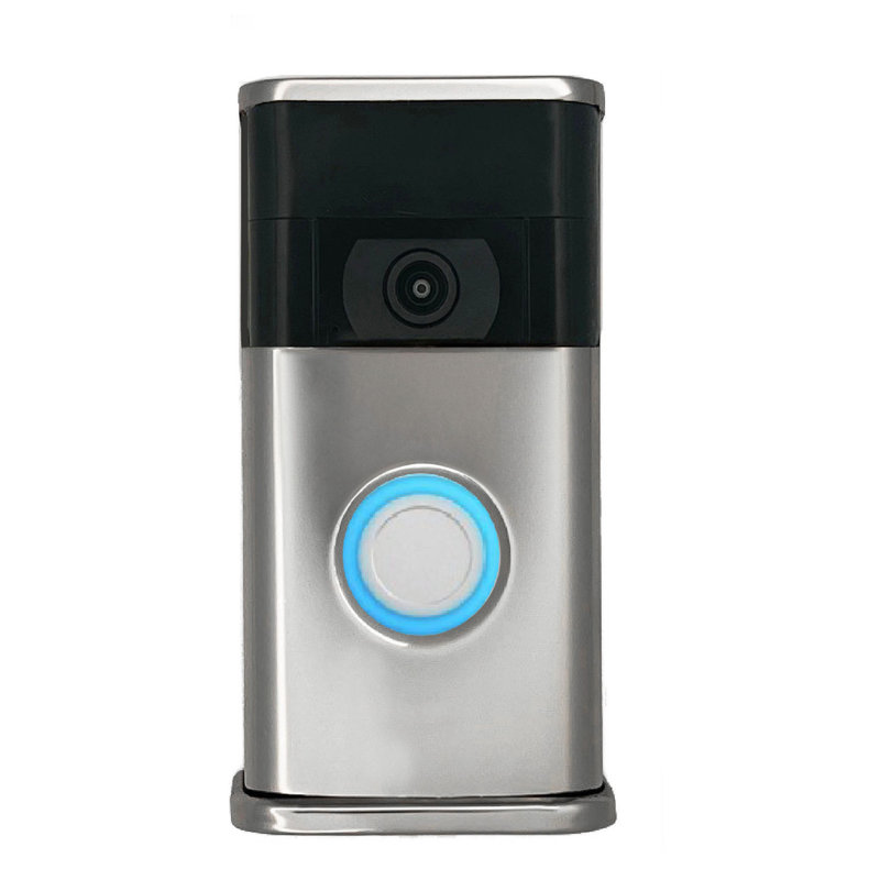 Housse de sonnette traditionnelle (compatible avec Ring 2nd Gen), Argent poli