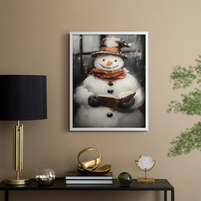 Art des Fêtes de Noël - Série 2 - CECLXII, reproduction encadrée - bois massif