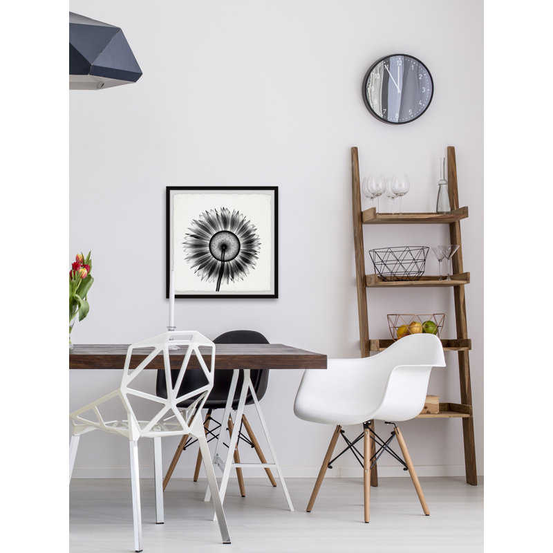 Sunflower Petals - Single Picture Frame Painting, 30cm H x 30cm W x 3.81cm D