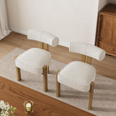 Ensemble de 2 chaises rembourrées pour la cuisine, la salle à manger et le salon