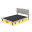 Lit plateforme tapissier Keraghan-725874237