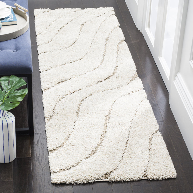 Hibben Solid Colour Area Rug, Round 122cm