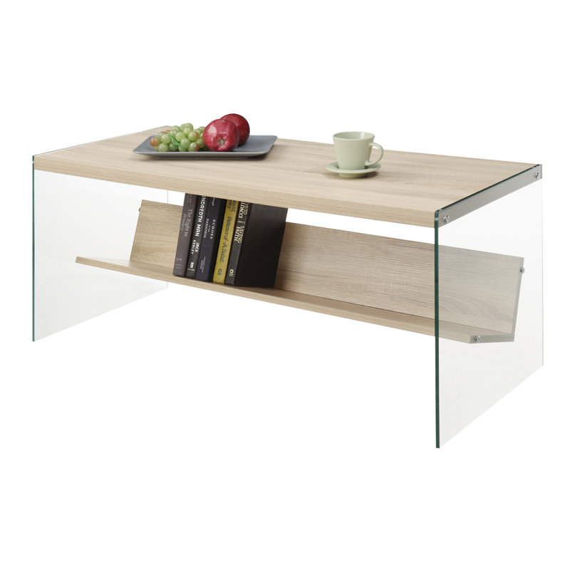 Allegonda Single Coffee Table, Weathered White