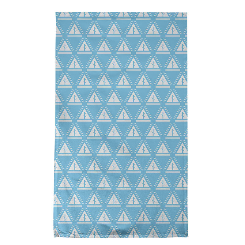Theo Nath Tea Towel Kitchen Towel, White/Blue, Cotton Twill