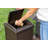 Suncast 33 Gallon Manual Lift Trash Hideaway Container-93720371