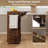 Drop Leaf Mobile Kitchen Island Cart With Power Outlet And Adjustable Shelf