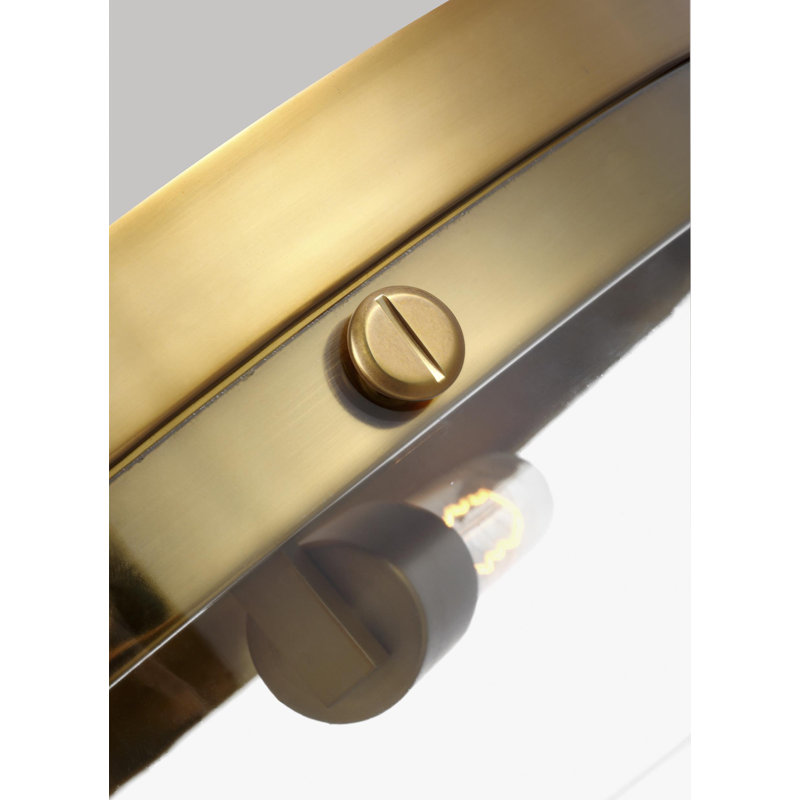 Garrett 2 - Light Flush Mount, Burnished Brass