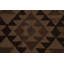 Tapis brun en laine noué à la main de conception unique 6 pi 9 po x 9 pi 8 po New Age