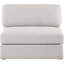 Sans accoudoirs modulaire en lin texturé l 38 po Itoro-82741602