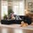 Fontanez Compression Packed 2 - Piece Corduroy Boneless Sectional - No Assembly Required-710206567-710206584