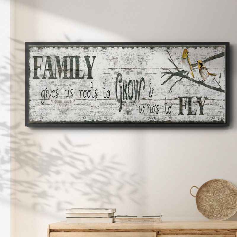 «Family Gives Us», toile encadrée