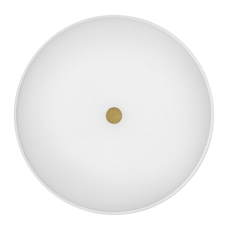 Flush Mount, Lacquered Brass