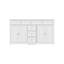 Buffet l 59,1 po avec 5 tiroirs et 4 portes-804531382