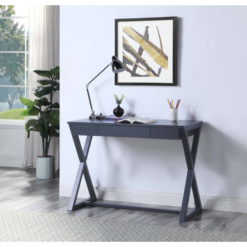 Console au fini gris anthracite Nalo