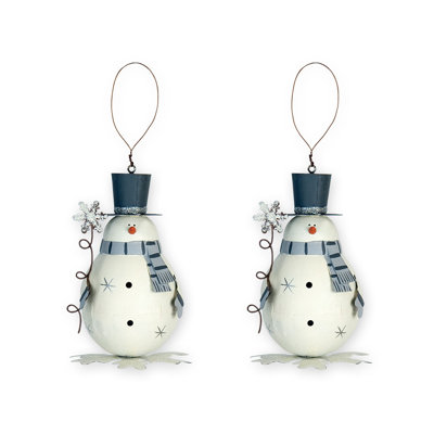 Frosty Snowman Hanging Figurine Ornament