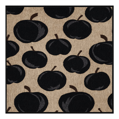  Tapis lavable fruits noirs prune