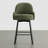 Modern Upholstered Swivel Counter Stool-848345926