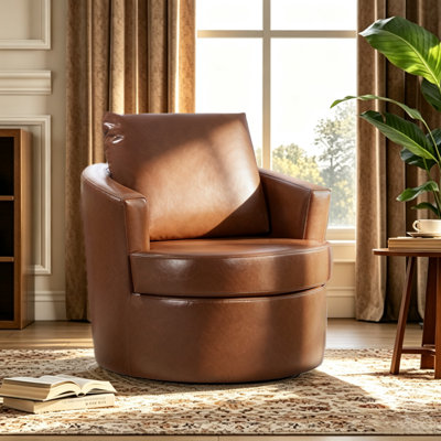 Fauteuil d'appoint pivotant 32,5 po