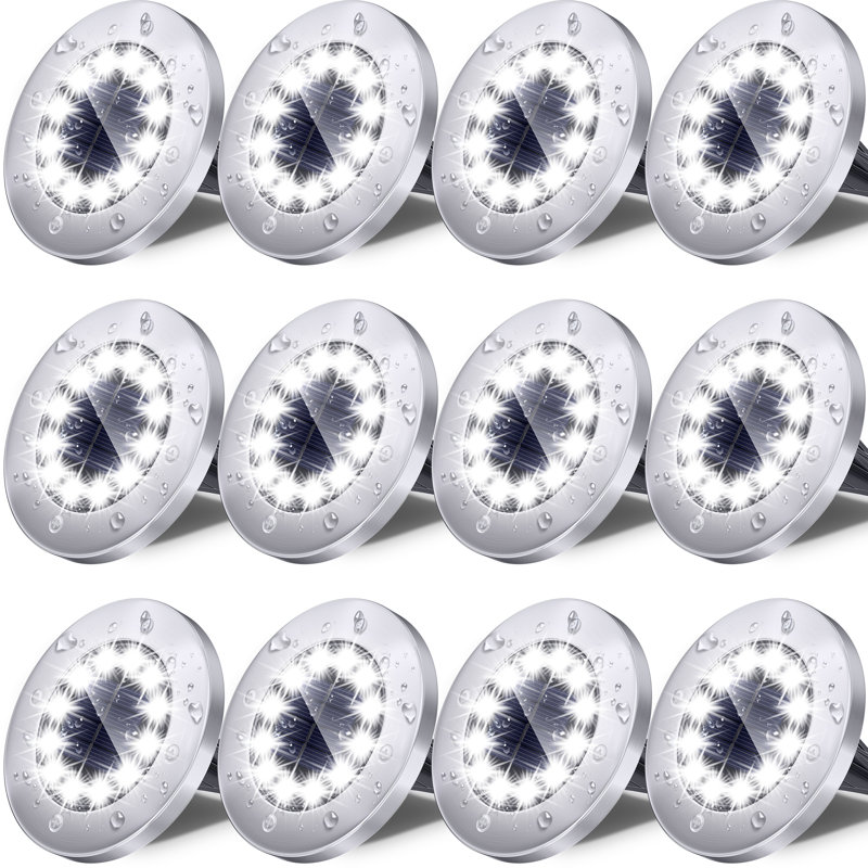 Solar Ground Light White