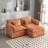 Chenille Fabric Sofa-1912890464