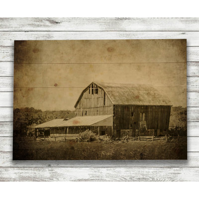" Old Farm, Old Barn " by Hal Halli