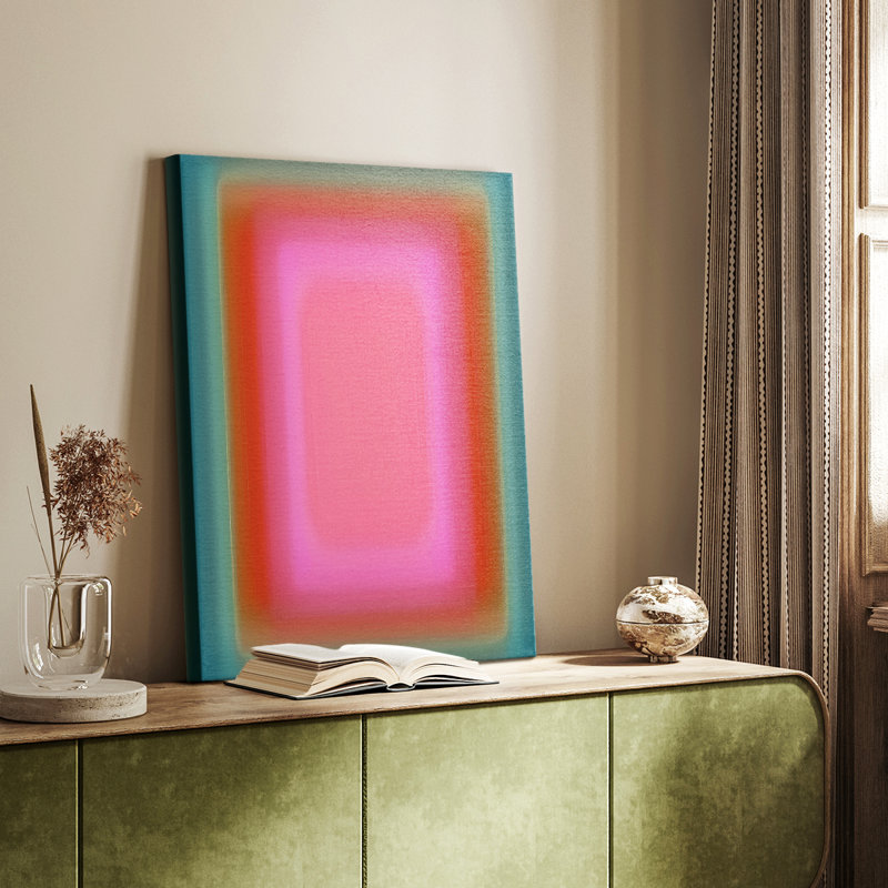 Aura vibrante I - galerie Cavas enveloppée sur mesure, H 60 po x l 40 po