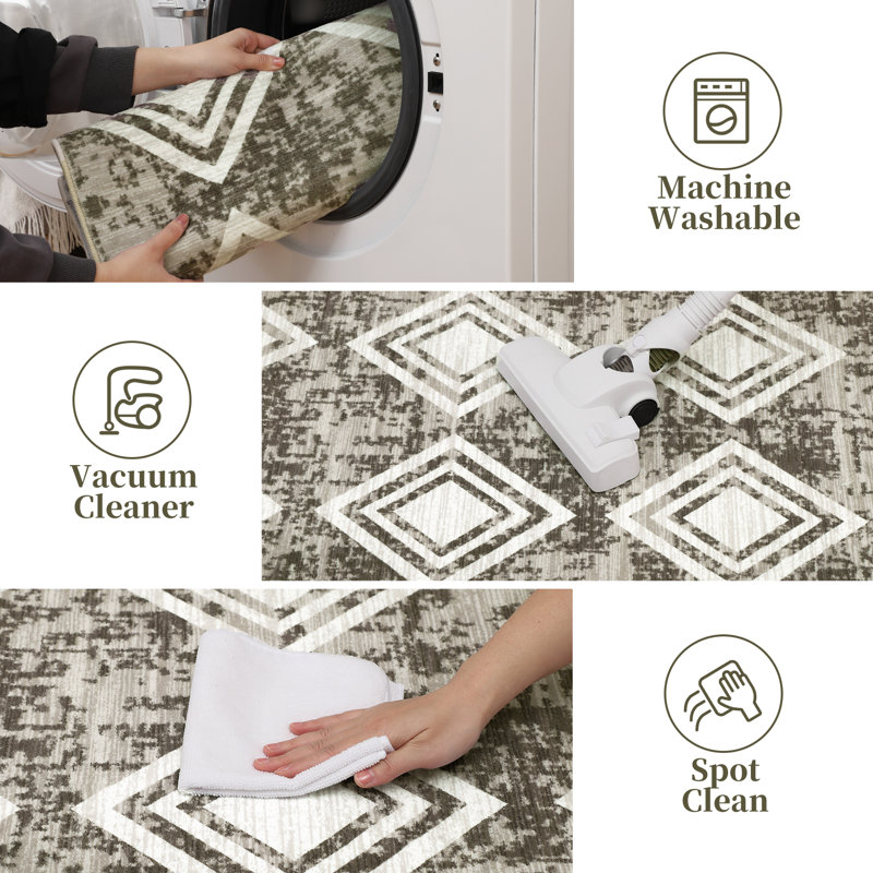 Tapis Xante avec envers antidérapant, Rectangle 8 pi x 10 pi