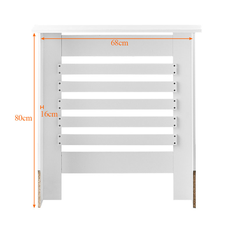 Zaina Radiator Cover, 82cm H x 78cm W x 19cm D