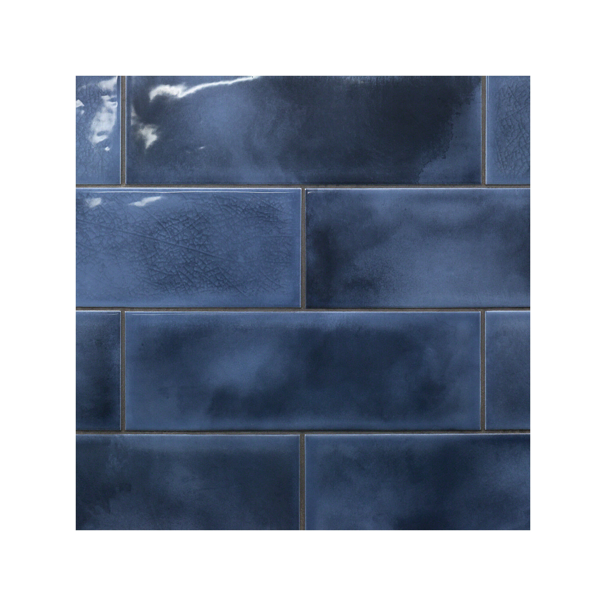 Turbine Camp 4" x 12" Ceramic Stone Look Subway Tile ( 10.97 sq. ft. / box ), Blue