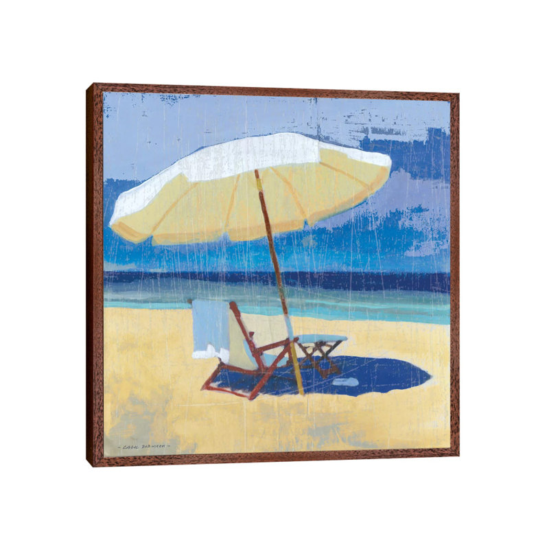 Seating for I 1 Piece Wall Art on Canvas, 93.98 cm H x 93.98 cm W, Classic Brown Wood Framed Canvas