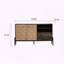Buffet Mid-Century avec portes en relief 3D