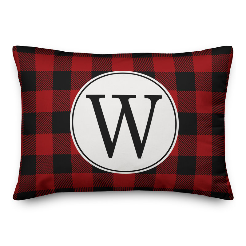  Coussin monogramme, W