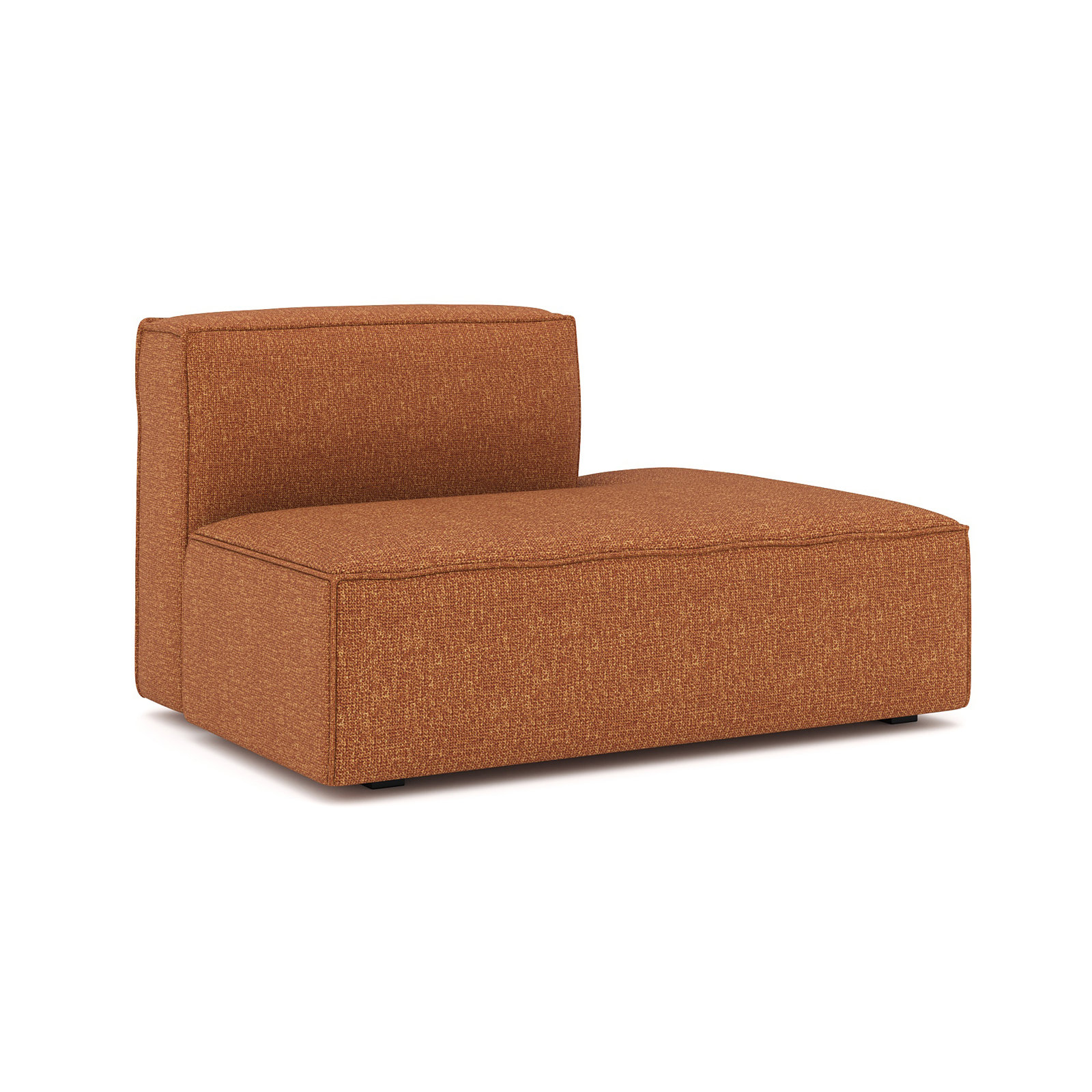 Shonnard Upholstered Chaise Lounge, Right Hand Facing, Bjorn Rust Performance Twill