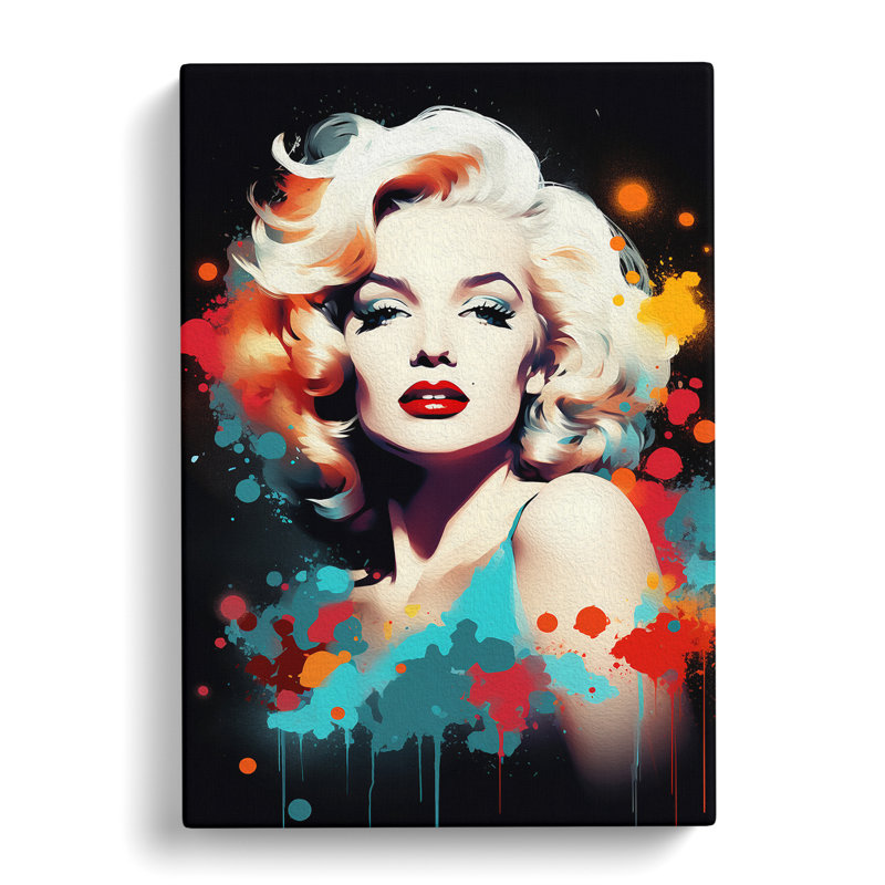 Marilyn Monroe Modern - Wrapped Canvas, 60cm H x 40cm W x 3cm D
