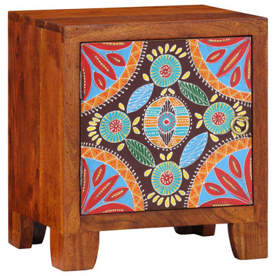 40cm W Solid Wood Bedside Table