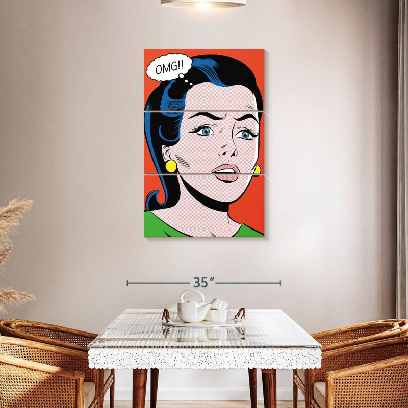 Leisha OMG, 45" H x 28" W