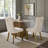 Blakeway Modern Velvet Wingback Tufted Upholstered Dining Chairs with Solid Wood Legs-310485842-310485841-318513283