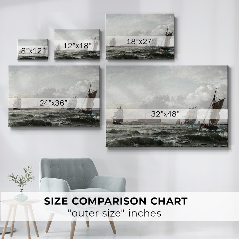 «Vintage Nautical Print-CXCIX» sur, Wrapped Canvas, H 9 po x l 13 po x P 1,5 po