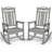 Outdoor Patio HDPE Rocking Adirondack Chair-930783623