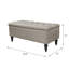 Banc de rangement à couvercle rabattable Aireen-958891802