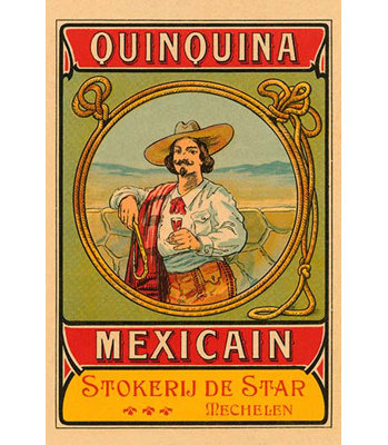 « quinquina mexicain », affiche rétro