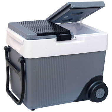 Xspec 45 Quart Towable Roto Molded Ice Chest Outdoor Cooler with