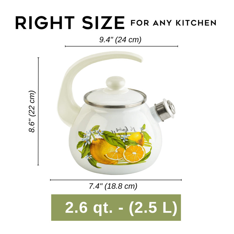 Kettle with Whistle Lemon 2.7-qt.