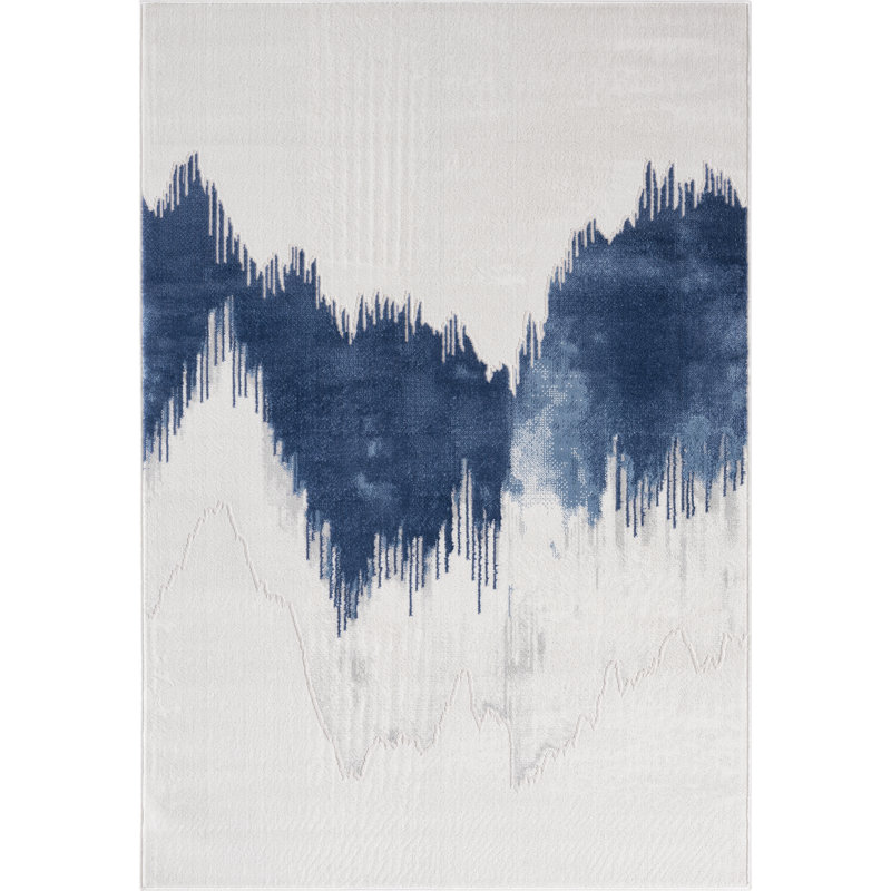 Emanoila Abstract Indoor Rug, Rectangle 7'9" x 10'2"